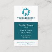 編集可能なエンドドニック次のアポイントメント 名刺 (裏面)