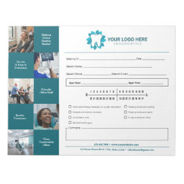 編集可能なエンドドニック紹介アポイントメント ノートパッド