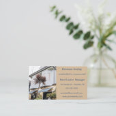 編集可能なオーニング 名刺 (スタンド正面)