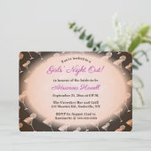 編集可能なカクテル女子会 招待状 (スタンド正面)