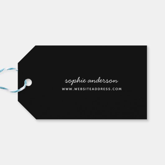 編集可能なカラーが愛焼いたで家庭を飾る ギフトタグ (裏面横)