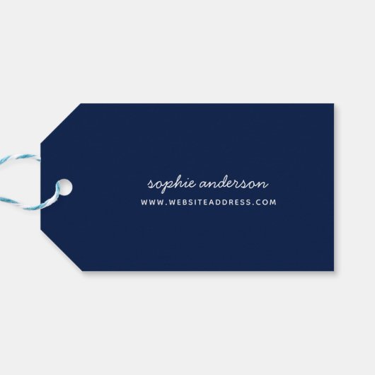 編集可能なカラーが愛焼いたで家庭を飾る ギフトタグ (裏面横)