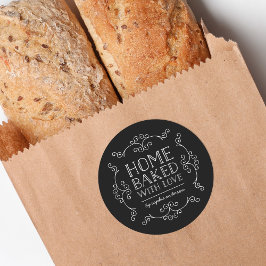 編集可能なカラーが愛焼いたで家庭を飾る ラウンドシール