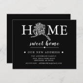 編集可能なカラーのアラスカ州の引っ越しのお知らせ 招待状 (正面/裏面)