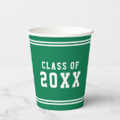編集可能なカラーの多様性の卒業学年紙 紙コップ (裏面)