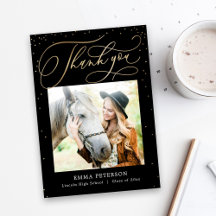 編集可能なカラーの楽しい卒業ありがとう