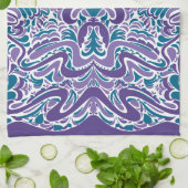 編集可能なカラーアートワーク キッチンタオル (折り畳み)