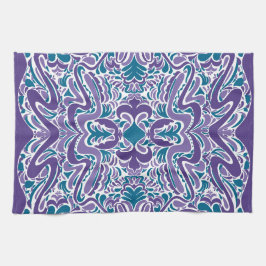 編集可能なカラーアートワーク キッチンタオル