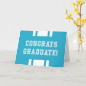 編集可能なカラーバースティーおめでとう卒業生 カード (黄色い花)