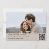 編集可能なカラー写真のSave the Dateカード セーブザデート (裏面)