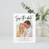 編集可能なカラー日付の保存 ポストカード (スタンド正面)