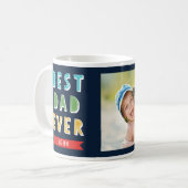 編集可能なカラー最高のパパ常にパーソナライズされたマグカップ コーヒーマグカップ (正面左)