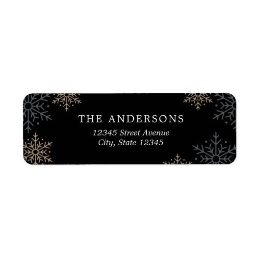 編集可能なカラー純粋な恵みホリデーアドレス ラベル (正面)