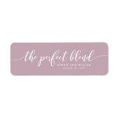 編集可能なカラー Relax Script The Perfect Blend ラベル (正面)