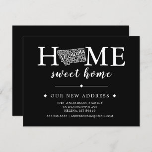 編集可能なカラーMONTANAの移動のお知らせ 招待状