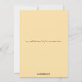 編集可能なカーニバルパーティー招待状 招待状 (裏面)