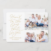 編集可能なカ得ラーホリデーフォトカード シーズンカード (正面)