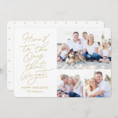 編集可能なカ得ラーホリデーフォトカード シーズンカード (正面/裏面)