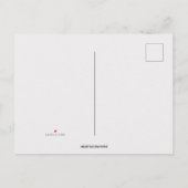 編集可能なガーデンフラワー インビテーションポストカード (裏面)