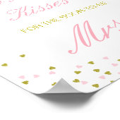 編集可能なキスがいくつ Soon Mrs. サイン (角)