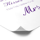 編集可能なキスがいくつ Soon Mrs サイン (角)