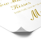 編集可能なキスがいくつ Soon Mrs. サイン (角)