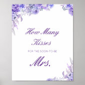 編集可能なキス数を当ててみて Soon Mrs サイン (正面)