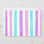 編集可能なキャンディーランドの誕生日写真招待状 招待状 (裏面)