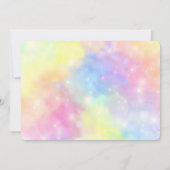 編集可能なキャンディー誕生日写真招待状 招待状 (裏面)