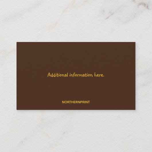 編集可能なキャンプ場 名刺 (裏面)