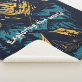 編集可能なキャンプ林山湖 シェルパブランケット (3/4)