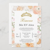 編集可能なキンセニアの招待状 招待状 (正面/裏面)