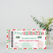 編集可能なクリスマスクーポン テンプレート (スタンド正面)