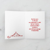 編集可能なクリスマス写真シーズンカード シーズンカード (内部)