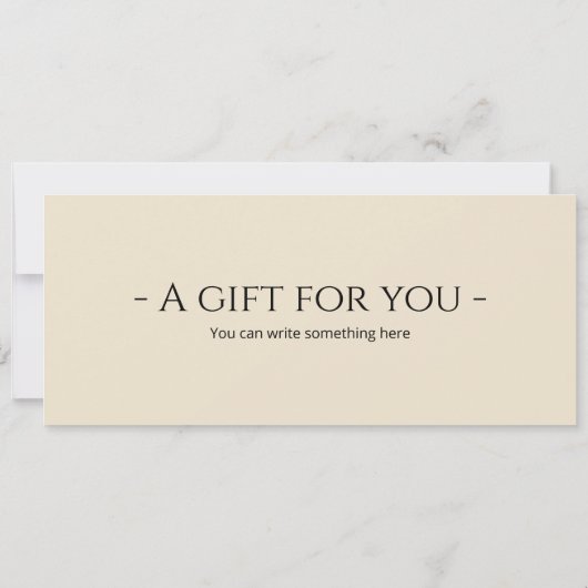 編集可能なケーキデコレーションクラス ギフト証明書 招待状 (裏面)