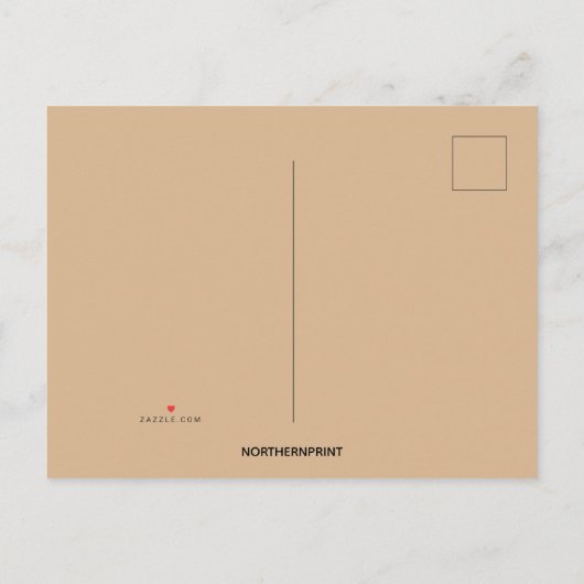 編集可能なコーヒーと会話の招待状 インビテーションポストカード (裏面)