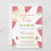 編集可能なサマー・パーティーの印刷物 招待状 (正面)