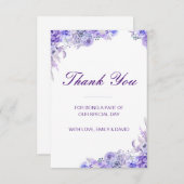 編集可能なサンキューカード、カスタム結婚式カード 出欠カード (正面/裏面)