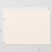 編集可能なシックなニュートラルなアキーカの招待状カード 招待状 (裏面)