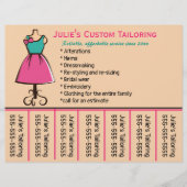 編集可能なシマストレス電話番号フライヤー チラシ (正面)