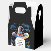 編集可能なシンプルウィザードハットベイビーシャワー フェイバーボックス (オープン)