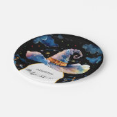 編集可能なシンプルウィザードハットベイビーシャワー ペーパープレート (アングル)