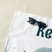 編集可能なシール ビーチタオル (インサイチュ)