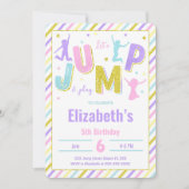 編集可能なジャンプ招待状 招待状 (正面)