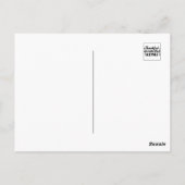 編集可能なスパークリング感謝祭の名言デザイン ポストカード (裏面)