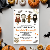 編集可能なスプークタキュラー コスチューム 誕生日 ハロウィン 招待状
