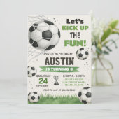 編集可能なスポーツパーティー招待状for Boys & Girls 招待状 (スタンド正面)