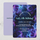 編集可能なスモーキー 招待状 (正面/裏面)