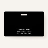 編集可能なセンターカラーロゴの写真名を追加 バッジ (裏面)