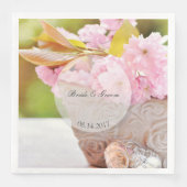 編集可能なチェリ結婚ー花 (正面)